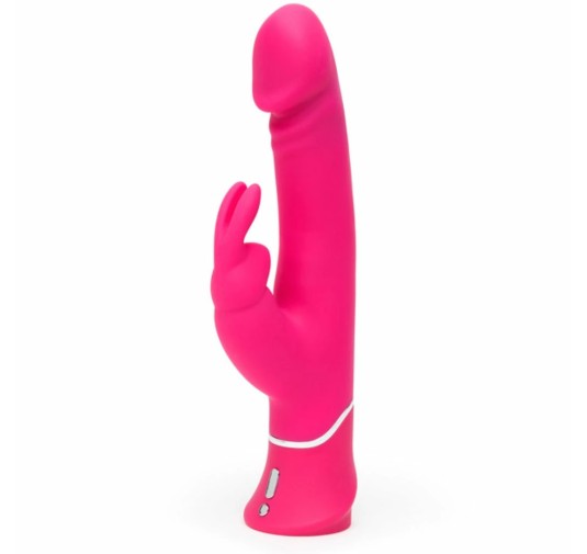 Wibrator - Happy Rabbit Realistic Dual Density Rabbit Vibrator Pink